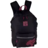 AIRNESS Sac A Dos Borne Souple Noir/Rouge Bordeaux Enfant