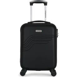 AMERICAN TRAVEL Valise Cabine 50 QUEENS-E - Rigide - ABS - 4 Roues - Noir