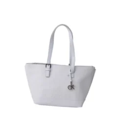 CALVIN KLEIN Sac Shopping K60K601118 - MELISSA MEDIUM TOTE Blanc Femme