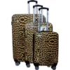 CITY BAG Set De 3 Valises 48/60/70 Cm Leopard Mixte