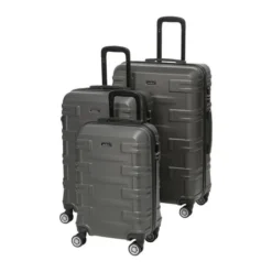 DANIEL HETCHER Set De 3 Valises Gris Foncé