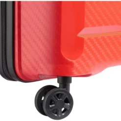 DELSEY BINALONG TROLLEY 55 CM 4 DOUBLES ROUES CABINE SLIM - ROUGE- POLYPROPYLENE - 55x40x19 - 2,5 KG