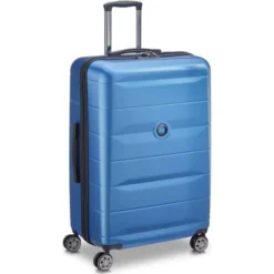 DELSEY - COMETE + - Valise Trolley Rigide - Bleu Clair - Taille XL - V : 98.83 L - 77 X 50 X 30 Cm