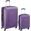 DELSEY Lot De 2 Valises Trolley Namies 55 + 76 4 Roues TSA - ABS/Polycarbonate Violet