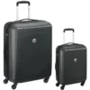 DELSEY Lot De 2 Valises Trolley Namies 55 + 76 Cm 4 Roues TSA - ABS/Polycarbonate Gris Anthracite