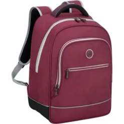DELSEY Sac A Dos 1 Compartiment - Framboise - Polyester - 42x32x18 - 600 Gr