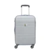 DELSEY Valise Cabine Kariba Trolley Slim 55 Cm 4 Roues Argent