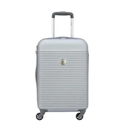 DELSEY Valise Cabine Kariba Trolley Slim 55 Cm 4 Roues Argent
