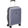 DELSEY Valise Trolley Brisban 55 Cm Cabine Slim 4 Roues + TSA + Polypropylene Gris Argent