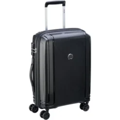 DELSEY Valise Trolley Brisban 55 Cm Cabine Slim 4 Roues + TSA + Polypropylene Noir