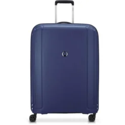 DELSEY Valise Trolley Brisban 76 Cm 4 Roues Doubles + TSA + Polypropylene Bleu Marine