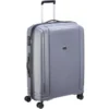 DELSEY Valise Trolley Brisban 76 Cm 4 Roues Doubles + TSA + Polypropylene Gris Argent