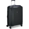 DELSEY Valise Trolley Brisban 76 Cm 4 Roues Doubles + TSA + Polypropylene Noir