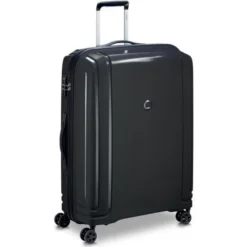 DELSEY Valise Trolley Brisban 76 Cm 4 Roues Doubles + TSA + Polypropylene Noir