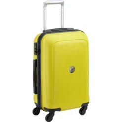 DELSEY Valise Trolley Cabine Tasman 55 Cm 4 Roues + TSA Polypropylene Lime