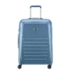 DELSEY Valise Trolley Munia - 66 Cm - 4 Roues - Bleu