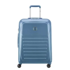DELSEY Valise Trolley Munia - 66 Cm - 4 Roues - Bleu