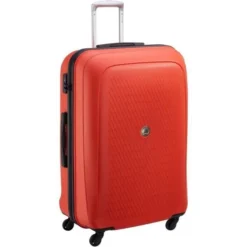 DELSEY Valise Trolley Tasman 79 Cm 4 Roues + TSA Polypropylene Orange