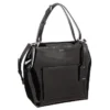 DKNY Sac En Cuir De Brevet R361170304 PATENT LEATHER Noir Femme