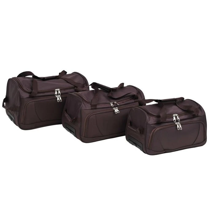 Ensemble De Valises 3 Pcs Couleur De Café – Image 3