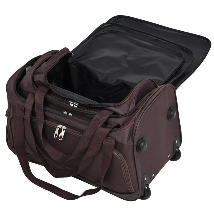 Ensemble De Valises 3 Pcs Couleur De Café – Image 9