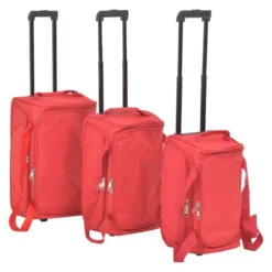 Ensemble De Valises 3 Pcs Rouge