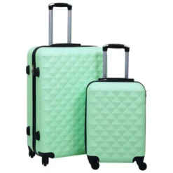 Ensemble De Valises Rigides 2 Pcs Menthe ABS