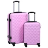 Ensemble De Valises Rigides 2 Pcs Rose ABS