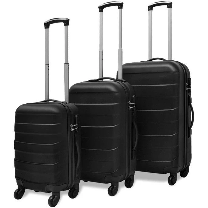 Ensemble Valise Rigide De Trois Pièces Noir