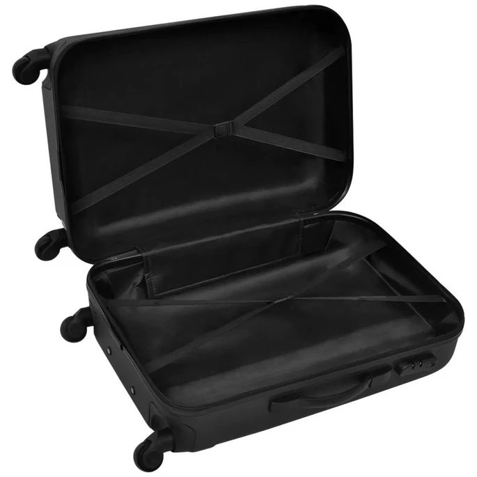 Ensemble Valise Rigide De Trois Pièces Noir – Image 5
