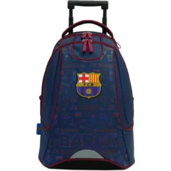 FC BARCELONE Sac A Dos A Roulettes 47 Cm 2 Compartiments Enfant