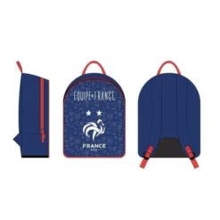 FEDERATION FRANCAISE DE FOOTBALL Sac A Dos Junior - Un Compartiment - 35 Cm - Bleu