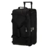 FRANCE BAG Sac De Voyage A Roulettes Souple 56 Cm Noir