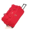 FRANCE BAG Sac De Voyage A Roulettes Souple 72 Cm Rouge