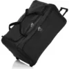FRANCE BAG Sac De Voyage A Roulettes Souple 82 Cm Noir