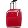FRANCE BAG - Set De 3 Valises Extensibles 2 Roues - Rouge