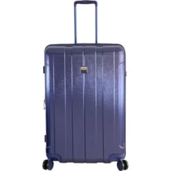 FRANCE BAG Valise 8 Roues Extensible Cadenas TSA Polycarbonate/ABS Violine