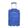 FRANCE BAG Valise Cabine Low Cost Souple 2 Roues 34cm Bleu