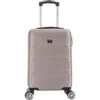 FRANCE BAG Valise Cabine Trolley Rigide ABS - 8 Roues - 50 X 32 X 23 Cm - Champagne