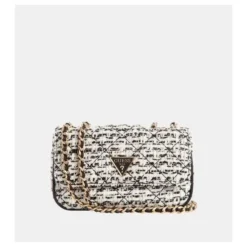 GUESS Sac Femme Cessily Convertible Noir / Blanc