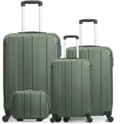 HERO Set De 4 Valises Fogo-c Kaki