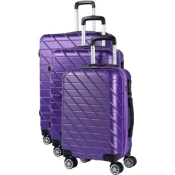 JEAN LOUIS SCHERRER Set De 3 Valises ABS 8 Roues 75 Violet