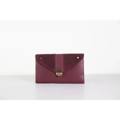 KHLONE Portefeuille En Cuir - Le Lendemain De Soirée Burgundy