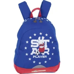 LAPINS CRETINS Petit Sac A Dos Borne 100737634 - Bleu Et Rouge