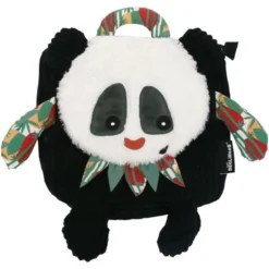 LES DEGLINGOS Sac A Dos Velours Rototos Le Panda Enfant
