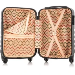 LES P'TITES BOMBES Valise + Vanity Aurelia-H ABS Noir