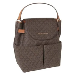 Michael Kors LG FLAP BACKPACKMK SIG COATED TWILL SM 30H9GBFB7B