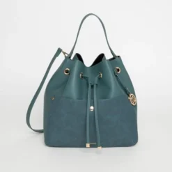 MANOUKIAN Sac A Main Maddy Bleu Canard Femme