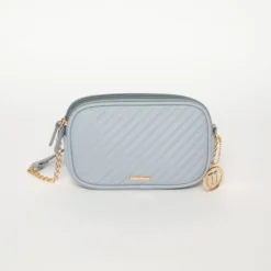 MANOUKIAN Sac A Main Meg Matelassé Bleu Ciel Femme