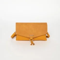 MANOUKIAN Sac A Main Sandys Effet Python Jaune Femme